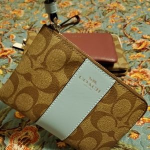 Coach small wristlet